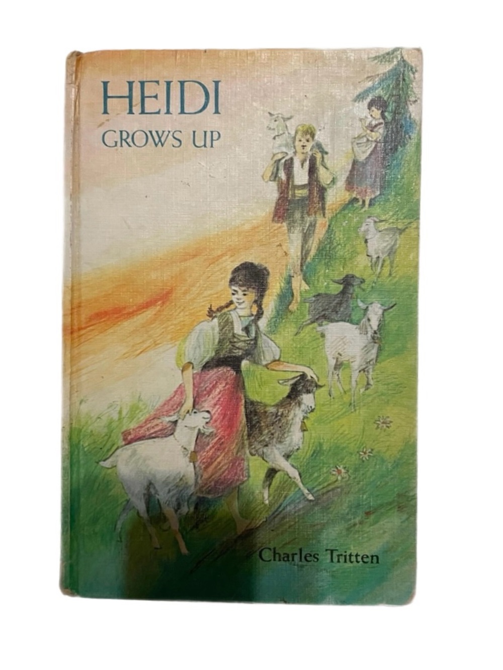 Heidi Grows Up • Vtg• 1964 • by Charles Tritten • Whitman Publishing • HC Book